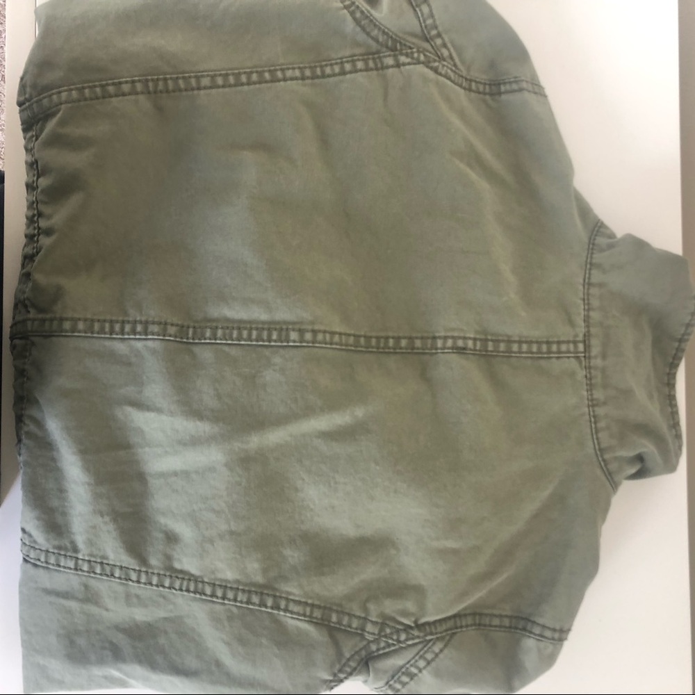 Madewell Olive Utility Jacket EUC - image 5